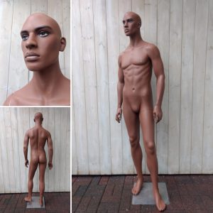 ME12 dark skin color male mannequin Eurodisplay