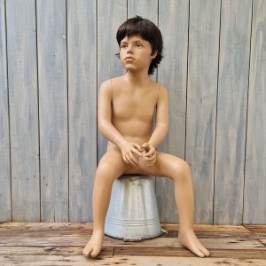 KE69 sitting boy mannequin 128 cm Catwalk mannequins ON HOLD SOLD!
